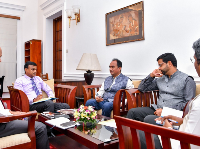 Discussion on the official visit of the Vice President of India to Sri Lanka